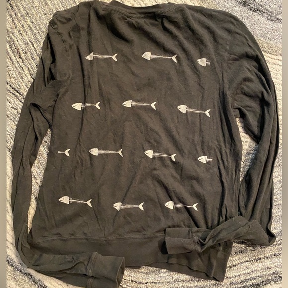 WILDFOX Fish Bones Pullover Long Sleeve - Picture 3 of 4